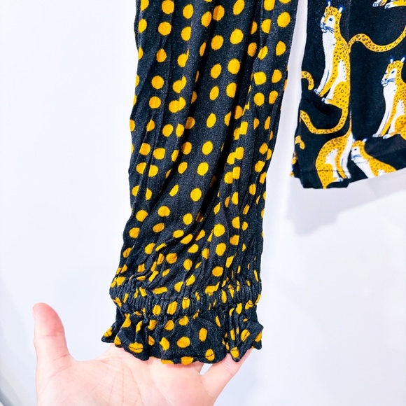 BL-NK LONDON Black top with tigers - Picture 4 of 8